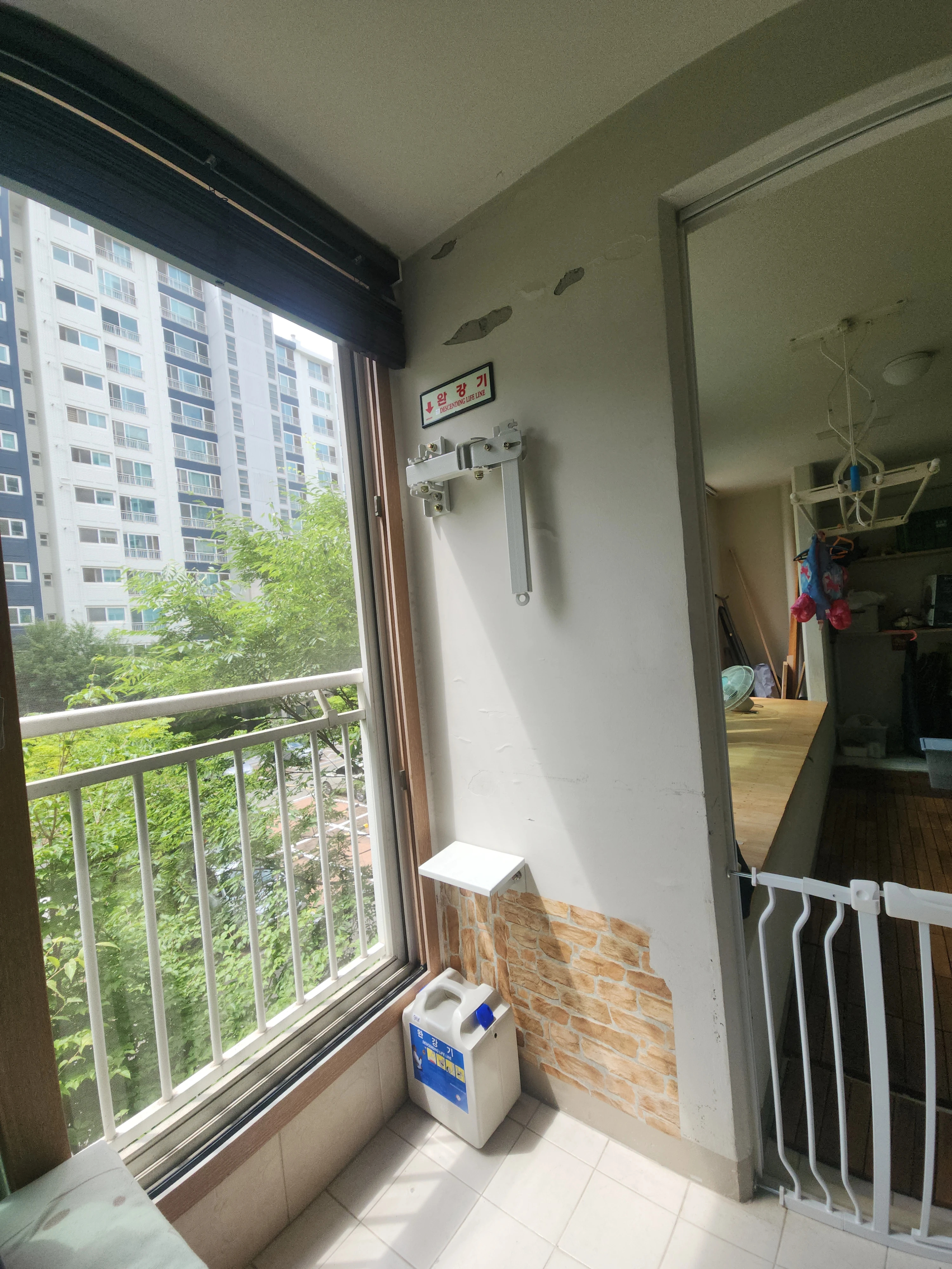서울 아파트 완강기 설치 시공 후