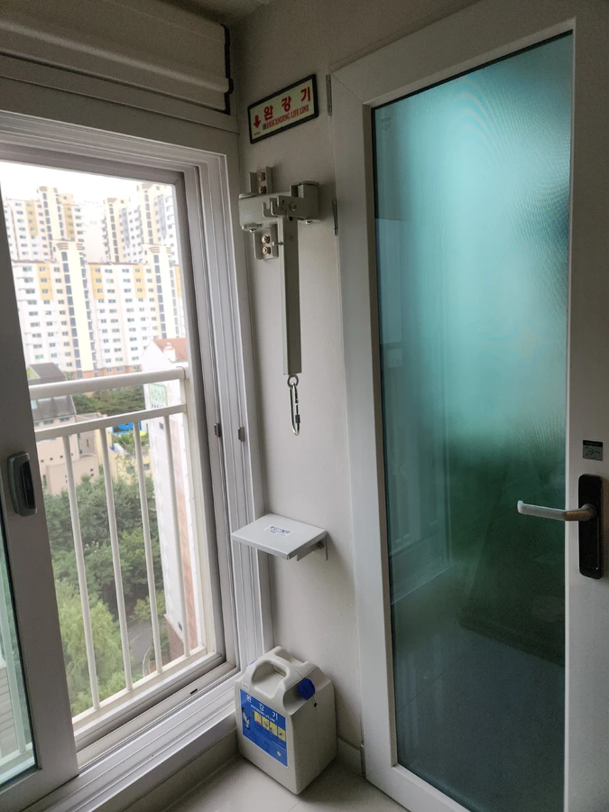 경기 오피스텔 완강기 교체 시공 전